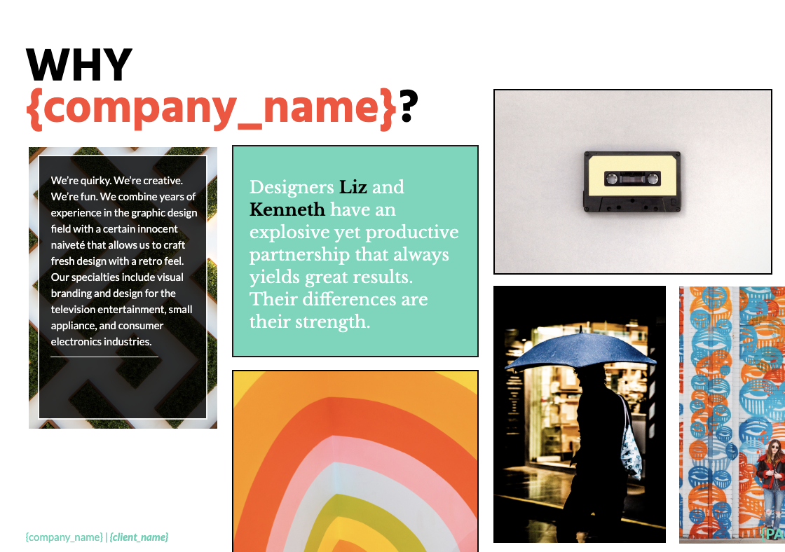 Graphic Design Proposal Template